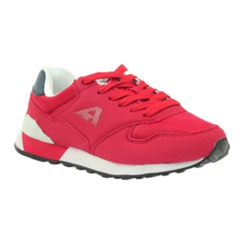 American Club Scarpe sportive americane ADI per bambini 1757 bianco rosso blu navy 1