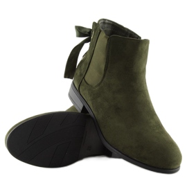Stivaletti Chelsea verdi da donna 3740 Oliva verde 1