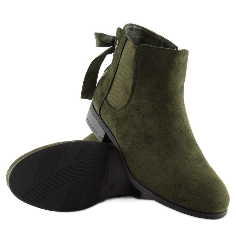 Stivaletti Chelsea verdi da donna 3740 Oliva verde 1