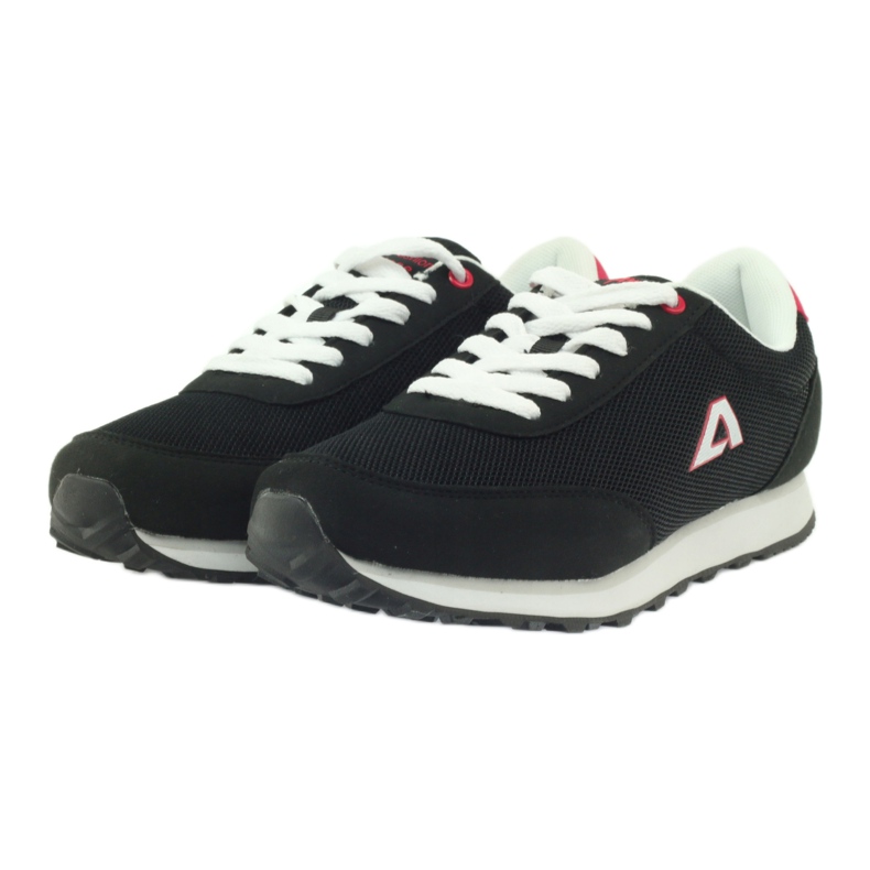 American Club Scarpe sportive da donna ADI americane 1756 nere nero rosso 3