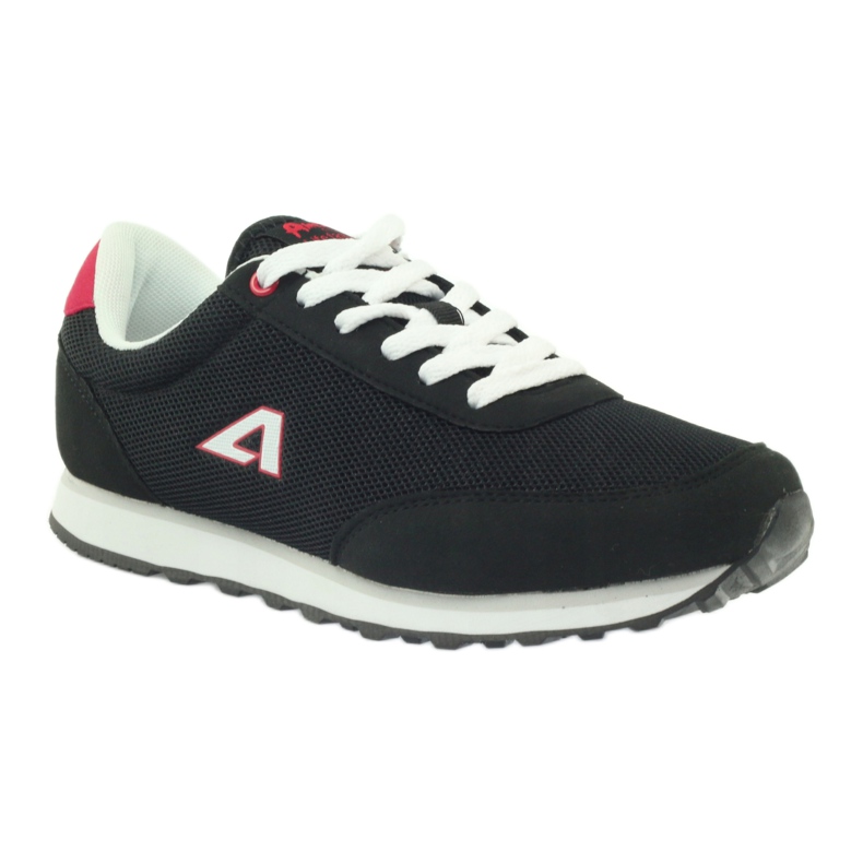 American Club Scarpe sportive da donna ADI americane 1756 nere nero rosso 1