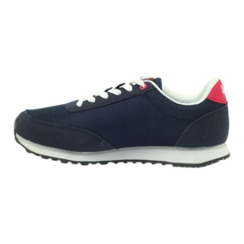 American Club Scarpe sportive da donna ADI americane 1756 blu navy rosso 2