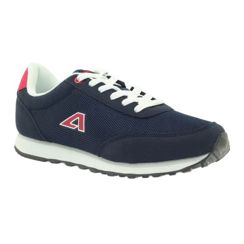 American Club Scarpe sportive da donna ADI americane 1756 blu navy rosso 1