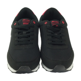 American Club ADI jogging sportivo americano 1756 nero rosso 4