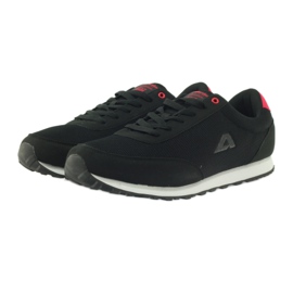 American Club ADI jogging sportivo americano 1756 nero rosso 3