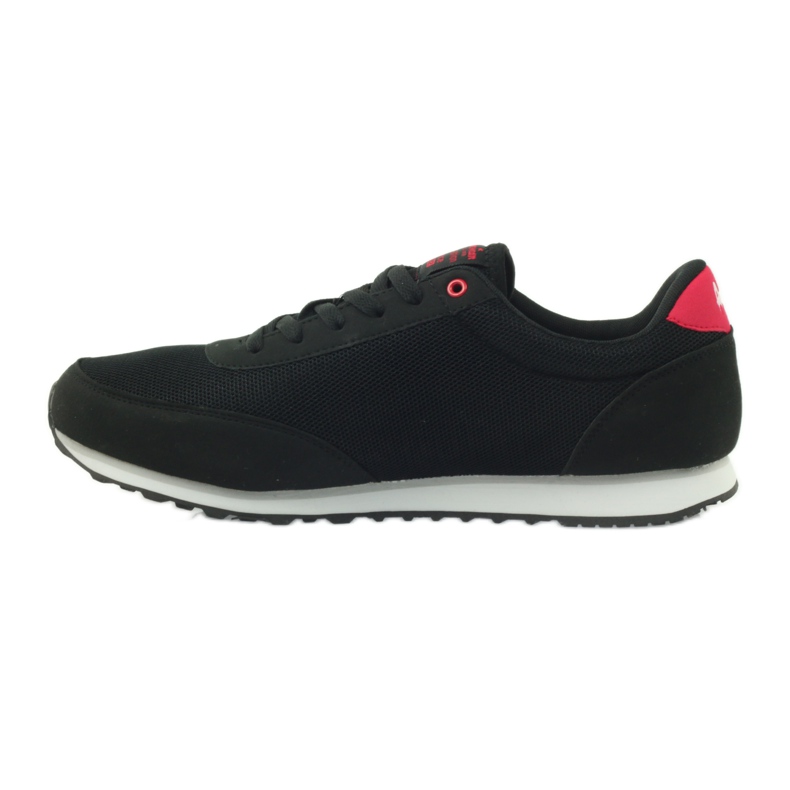 American Club ADI jogging sportivo americano 1756 nero rosso 2