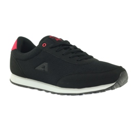 American Club ADI jogging sportivo americano 1756 nero rosso 1