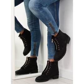 Stivali in legno nero LB-238 Black 1