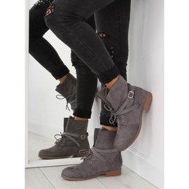 Grigio Stivali grigi da donna W305 grigio 1