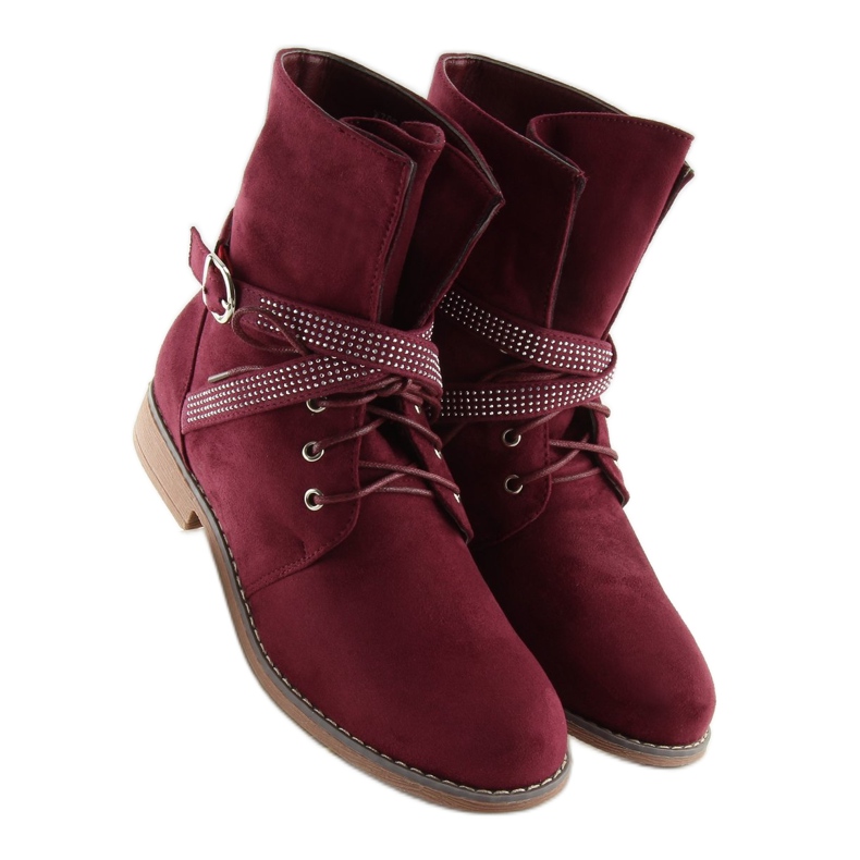 Stivali donna bordeaux W305 Wine rosso 1