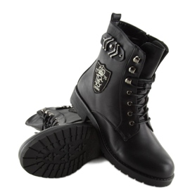 Stivali neri da donna stivali neri H950 Black nero 1