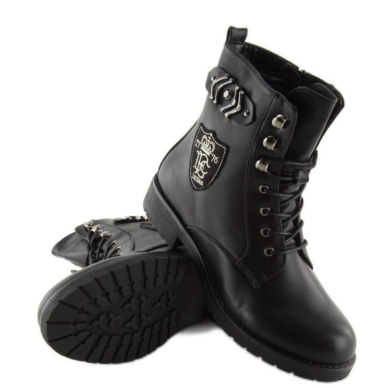 Stivali neri da donna stivali neri H950 Black nero 1