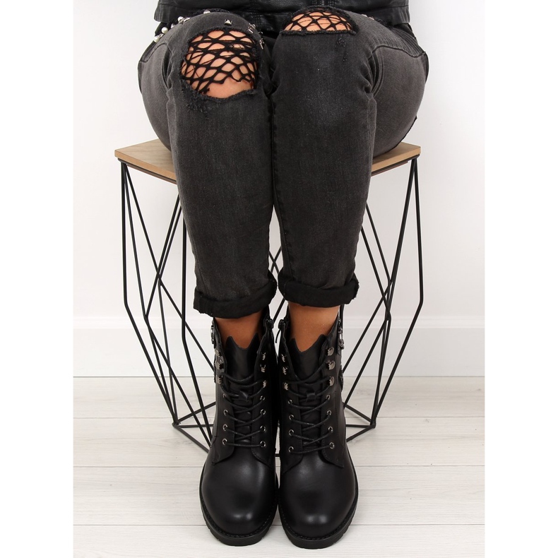 Stivali neri da donna stivali neri H950 Black nero 2