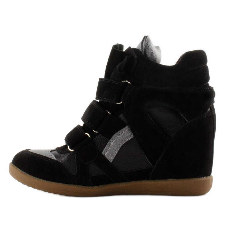 Sneakers in camoscio 6040 Nero 1