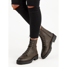 Corina Stivali da lavoro alla moda verde 2