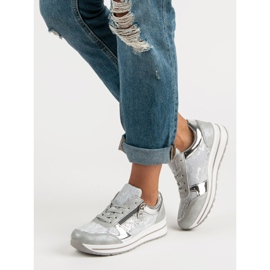 Kayla Sneaker da donna alla moda grigio 1