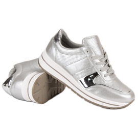 Sneakers argento grigio 1