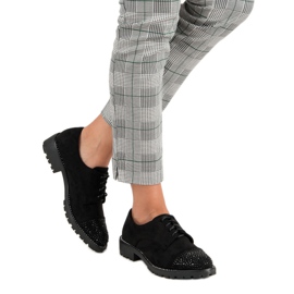 Bello Star Eleganti scarpe scamosciate nero 2