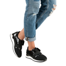 Scarpe sportive slip-on nero 2