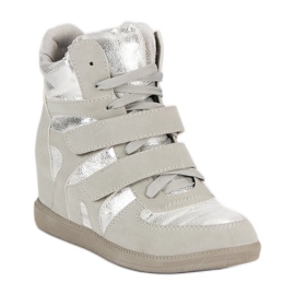 Sneakers lucide grigio 1