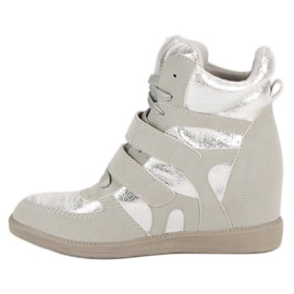 Sneakers lucide grigio 2