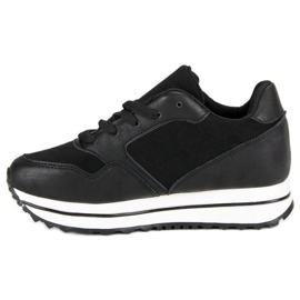 Marquiz Sneakers alla moda sulla piattaforma nero 2