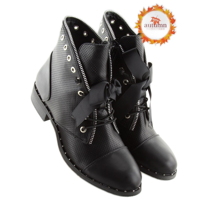 Nero Stivali neri da donna 17018-9 neri 1