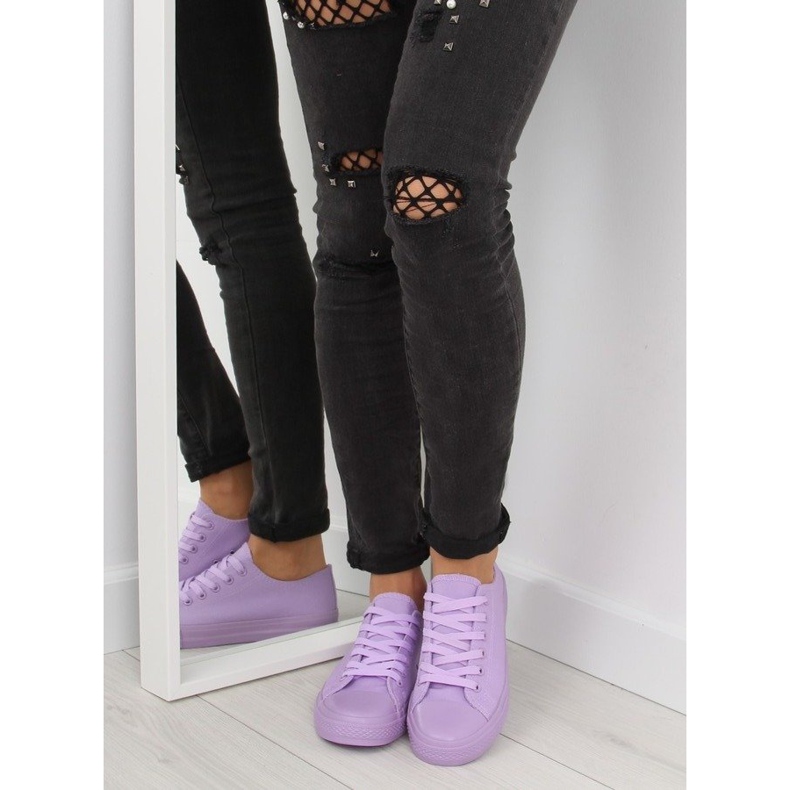 Sneakers donna monocolore viola NB176 L. PURPLE 2