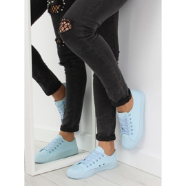 Sneakers donna blu monocolore NB176 L.BLUE 1