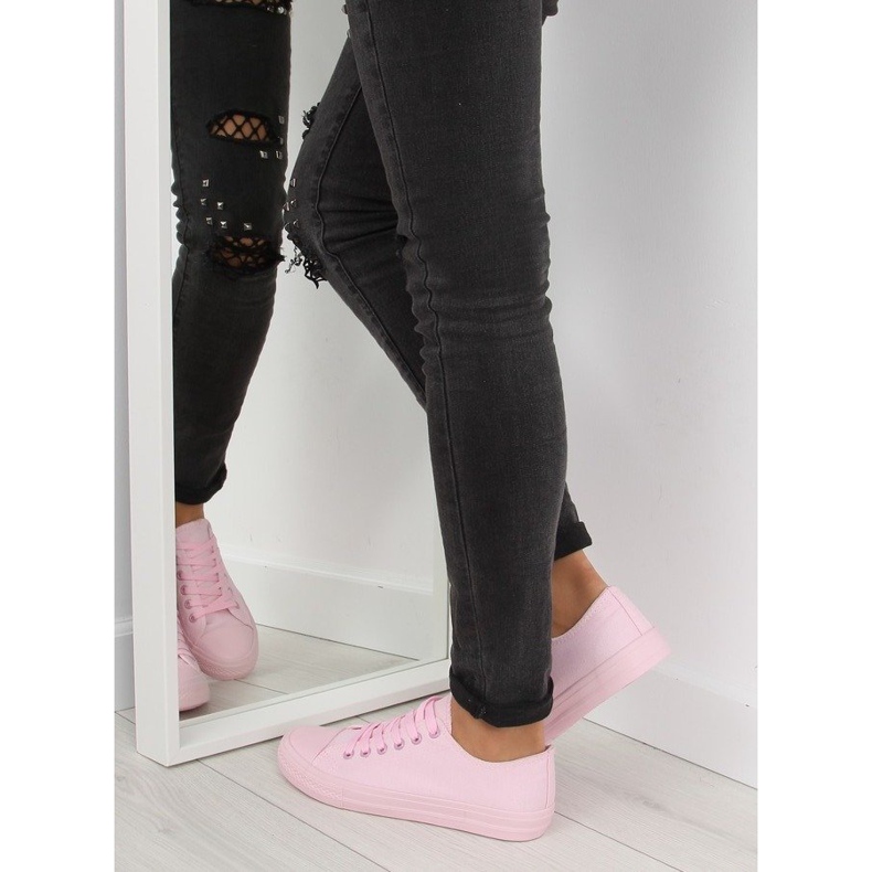 Sneakers donna monocolore rosa NB176 Pink 1