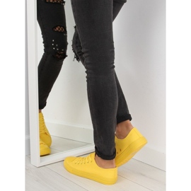 Sneakers donna monocolore gialle NB176 giallo 2