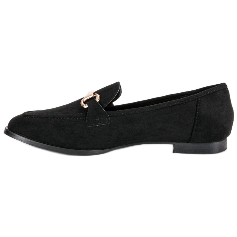Mocassini slip-on scamosciati nero 1