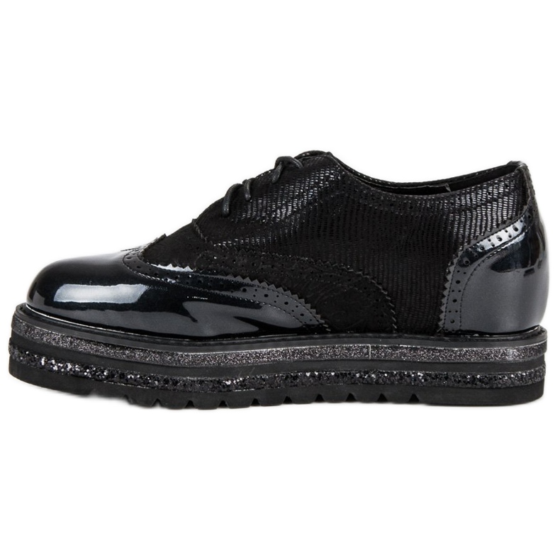 Lucky Shoes Scarpe laccate nere nero 1