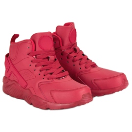 Scarpe rosse sopra la caviglia rosso 1