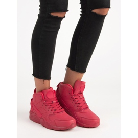 Scarpe rosse sopra la caviglia rosso 2