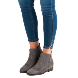 Lucky Shoes Stivali Jodhpur alla moda grigio 2