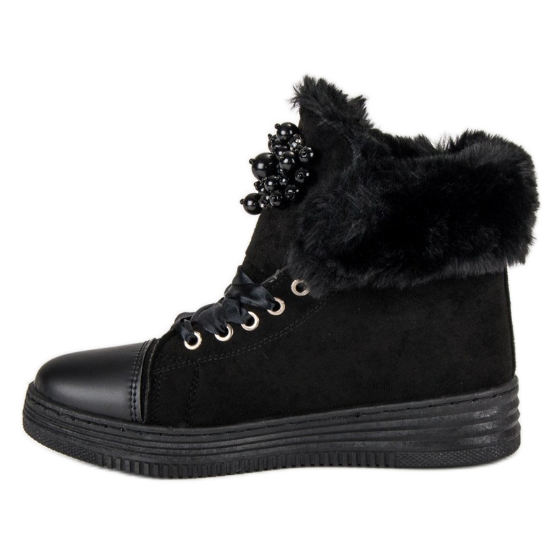 Calde scarpe da ginnastica nero 2