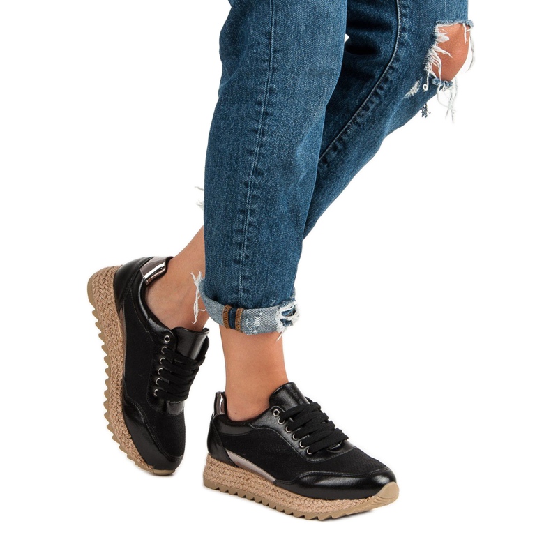 Bestelle Scarpe da ginnastica legate nero 2