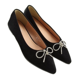 Ballerine a punta nere LT103P Nero 2