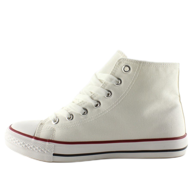 Sneakers alte con patch R63 White bianco 1
