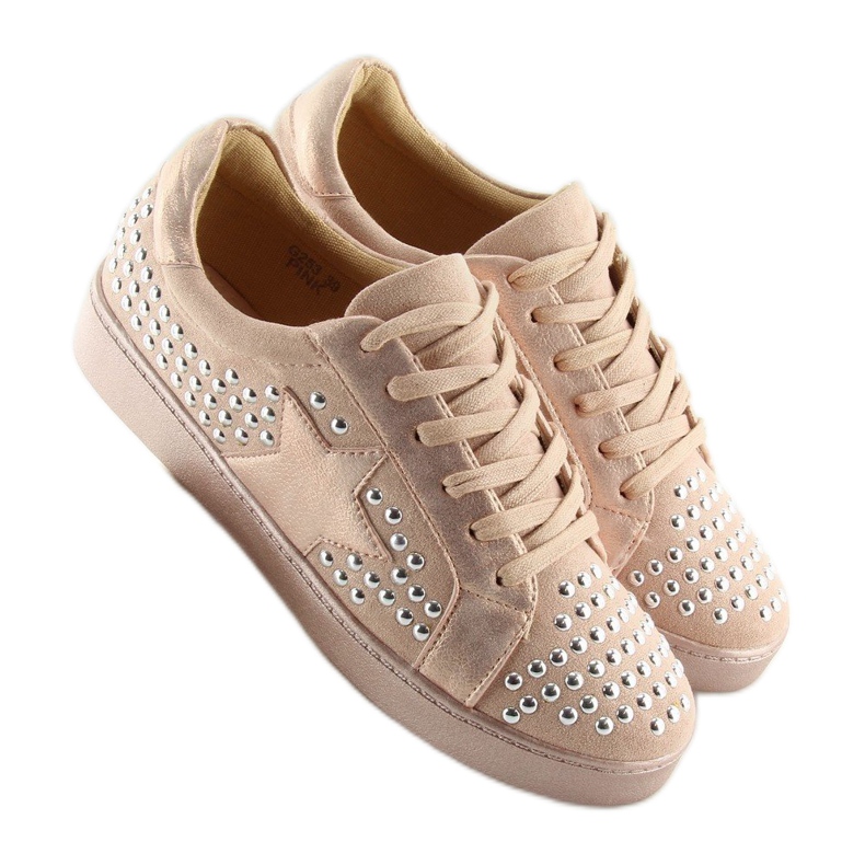 Sneakers rosa G253 rosa da donna 2