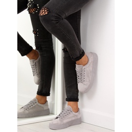 Grigie AX03 Sneakers grigie con suola alta grigio 1