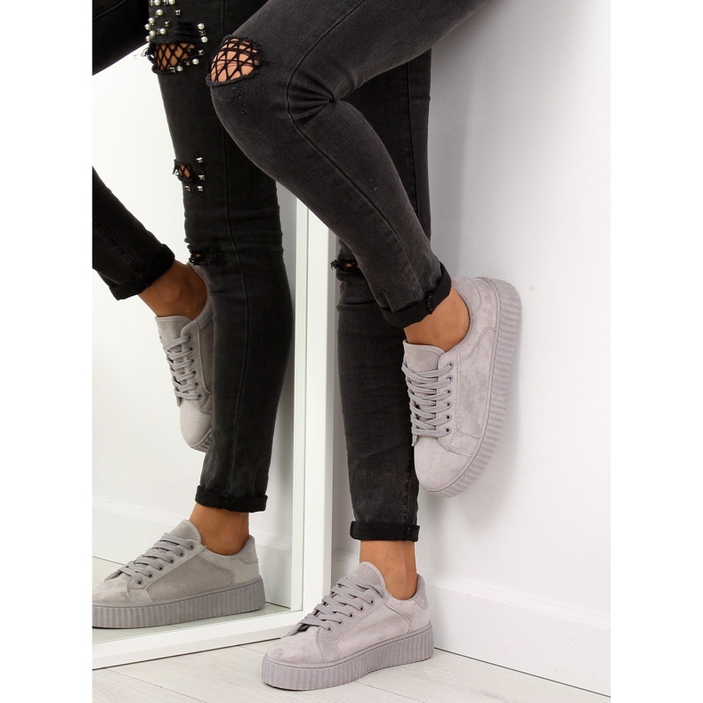 Grigie AX03 Sneakers grigie con suola alta grigio 1