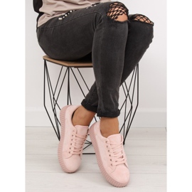 Pink AX03 Sneakers rosa su suola alta 2
