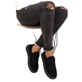 Nero AX03 Sneakers nere su suola alta 2