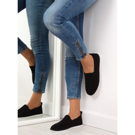 Nero LA08P Sneakers slip-on nere 1