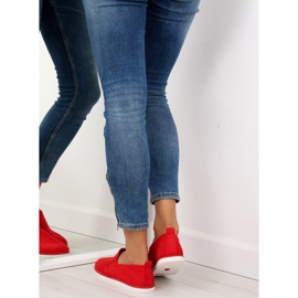 Sneakers slip-on rosse LA08P Red rosso 2