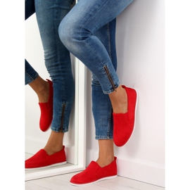 Sneakers slip-on rosse LA08P Red rosso 1
