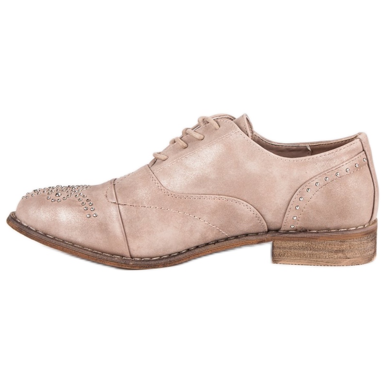 Super Me Scarpe allacciate alla moda rosa 1