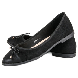 Queentina Eleganti ballerine nere nero 2